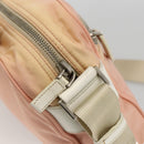 PRADA Shoulder Bag Nylon Pink Silver Auth 174397-10