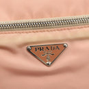 PRADA Shoulder Bag Nylon Pink Silver Auth 174397-18