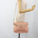 PRADA Shoulder Bag Nylon Pink Silver Auth 174397-24