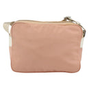 PRADA Shoulder Bag Nylon Pink Silver Auth 174397-2