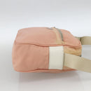PRADA Shoulder Bag Nylon Pink Silver Auth 174397-4