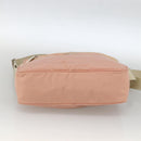 PRADA Shoulder Bag Nylon Pink Silver Auth 174397-5