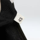 PRADA Shoulder Bag Nylon Khaki Silver Auth 174401-12