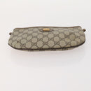 GUCCI GG Canvas Shoulder Bag PVC 5 Set Black Beige Auth 174402-16