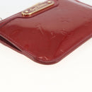 LOUIS VUITTON Vernis Pochette Cle NM Purse Rouge Grunadine M91737 LV Auth 174404-10