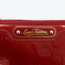 LOUIS VUITTON Vernis Pochette Cle NM Purse Rouge Grunadine M91737 LV Auth 174404-13