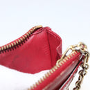 LOUIS VUITTON Vernis Pochette Cle NM Purse Rouge Grunadine M91737 LV Auth 174404-19