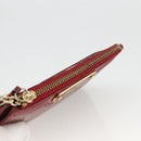 LOUIS VUITTON Vernis Pochette Cle NM Purse Rouge Grunadine M91737 LV Auth 174404-6