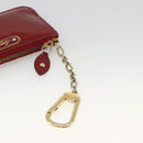 LOUIS VUITTON Vernis Pochette Cle NM Purse Rouge Grunadine M91737 LV Auth 174404-7