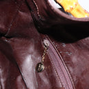 GUCCI Bamboo Hand Bag Leather 2way Brown Gold 001 1638 Auth 174410-22