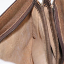 GUCCI GG Supreme Web Sherry Line Bag PVC Beige Gold 001 16 4085 Auth 174411-22
