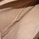 GUCCI GG Supreme Web Sherry Line Bag PVC Beige Gold 001 16 4085 Auth 174411-24