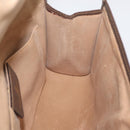 GUCCI GG Supreme Web Sherry Line Clutch Bag PVC Beige Gold Auth 174412-16