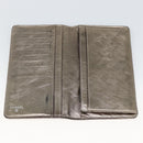 CHANEL Matelasse 2.55 Long Wallet Lamb Skin Gold Silver CC Auth 174416A-8