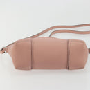 LOUIS VUITTON Parnasea Nano Lockit Hand Bag Leather Pink M61256 LV Auth 174420V-5