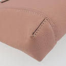 LOUIS VUITTON Parnasea Nano Lockit Hand Bag Leather Pink M61256 LV Auth 174420V-17