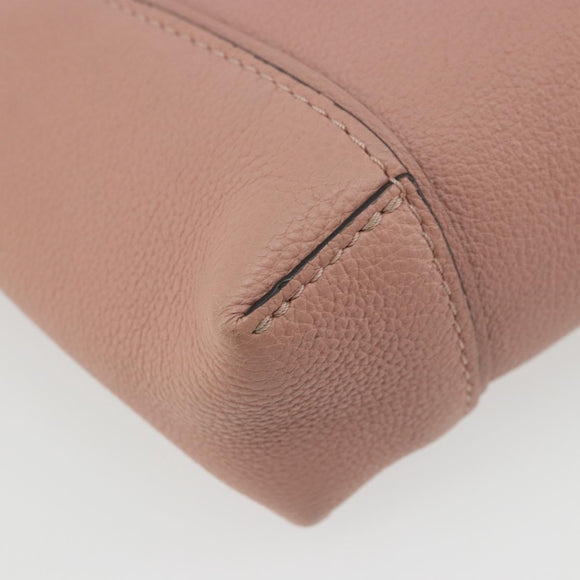 LOUIS VUITTON Parnasea Nano Lockit Hand Bag Leather Pink M61256 LV Auth 174420V