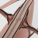 LOUIS VUITTON Parnasea Nano Lockit Hand Bag Leather Pink M61256 LV Auth 174420V-9