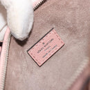 LOUIS VUITTON Parnasea Nano Lockit Hand Bag Leather Pink M61256 LV Auth 174420V-22