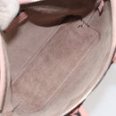 LOUIS VUITTON Parnasea Nano Lockit Hand Bag Leather Pink M61256 LV Auth 174420V-10