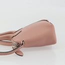 LOUIS VUITTON Parnasea Nano Lockit Hand Bag Leather Pink M61256 LV Auth 174420V-4