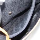 SAINT LAURENT Shoulder Bag PVC Canvas Black Gold Auth 174423-21