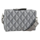 Christian Dior Rango 22 Shoulder Bag PVC Canvas Gray Silver Auth 174428SAM-1