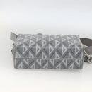 Christian Dior Rango 22 Shoulder Bag PVC Canvas Gray Silver Auth 174428SAM-5