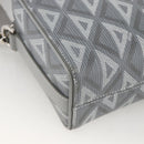 Christian Dior Rango 22 Shoulder Bag PVC Canvas Gray Silver Auth 174428SAM-15