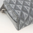 Christian Dior Rango 22 Shoulder Bag PVC Canvas Gray Silver Auth 174428SAM-17
