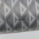 Christian Dior Rango 22 Shoulder Bag PVC Canvas Gray Silver Auth 174428SAM-18