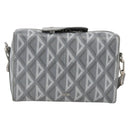 Christian Dior Rango 22 Shoulder Bag PVC Canvas Gray Silver Auth 174428SAM-13
