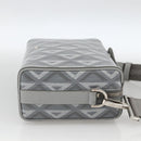 Christian Dior Rango 22 Shoulder Bag PVC Canvas Gray Silver Auth 174428SAM-4