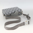 Christian Dior Rango 22 Shoulder Bag PVC Canvas Gray Silver Auth 174428SAM-8