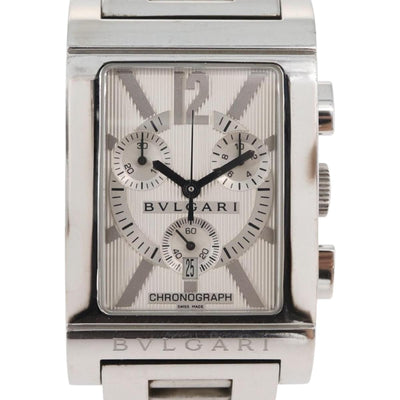 BVLGARI Watches Stainless steel Silver Auth 174432A