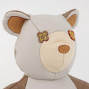 LOUIS VUITTON Bear Stuffed Leather White Beige LV Auth 174433SM-10