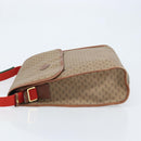 GUCCI Micro GG Supreme Web Sherry Line Shoulder Bag PVC Beige Gold Auth 174437-4