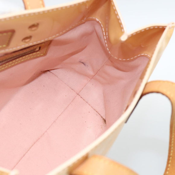 LOUIS VUITTON Monogram Vernis Reade PM Tas Marshmallow Roze M91306 Auth 174440