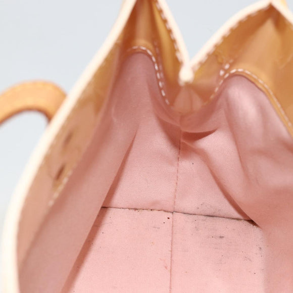 LOUIS VUITTON Monogram Vernis Reade PM Tas Marshmallow Roze M91306 Auth 174440