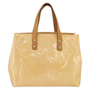 LOUIS VUITTON Monogram Vernis Reade PM Tas Marshmallow Roze M91306 Auth 174440-13