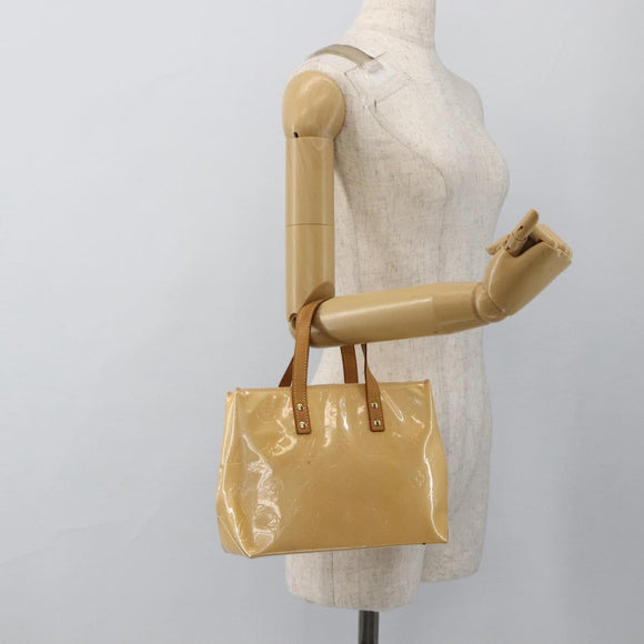 LOUIS VUITTON Monogram Vernis Reade PM Tas Marshmallow Roze M91306 Auth 174440