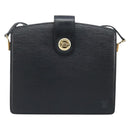 LOUIS VUITTON Epi Capuchin Shoulder Bag Black M52342 LV Auth 174442-2