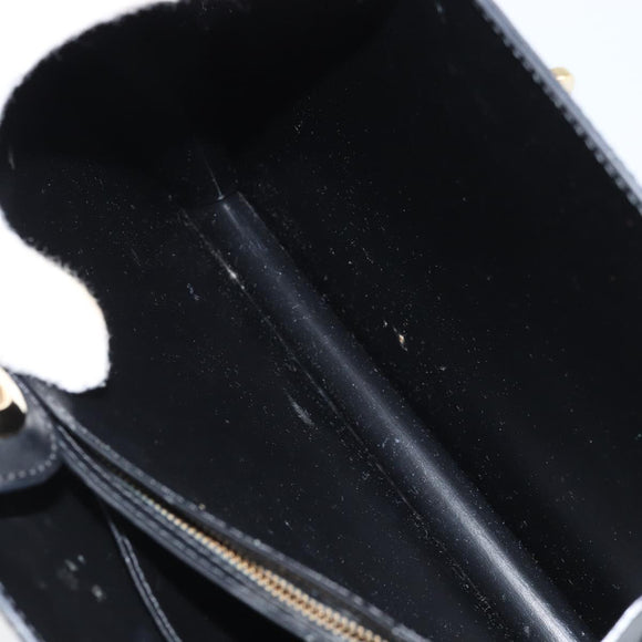LOUIS VUITTON Epi Capuchin Shoulder Bag Black M52342 LV Auth 174442