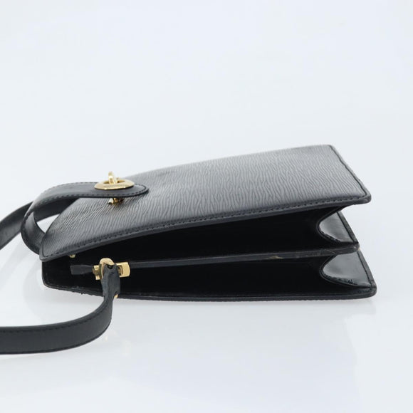LOUIS VUITTON Epi Capuchin Shoulder Bag Black M52342 LV Auth 174442