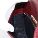 CARTIER Must Line Shoulder Bag Leather Bordeaux Gold Auth 174444-19
