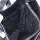 CELINE C Macadam Canvas Tote Bag Black Silver Auth 174445-18