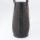 CELINE C Macadam Canvas Tote Bag Black Silver Auth 174445-4