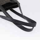 CELINE C Macadam Canvas Tote Bag Black Silver Auth 174445-7