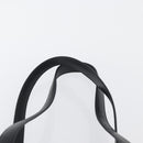 CELINE C Macadam Canvas Tote Bag Black Silver Auth 174445-8