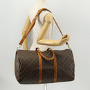 LOUIS VUITTON Monogram Keepall Bandouliere 50 Boston Bag M41416 LV Auth 174446-28